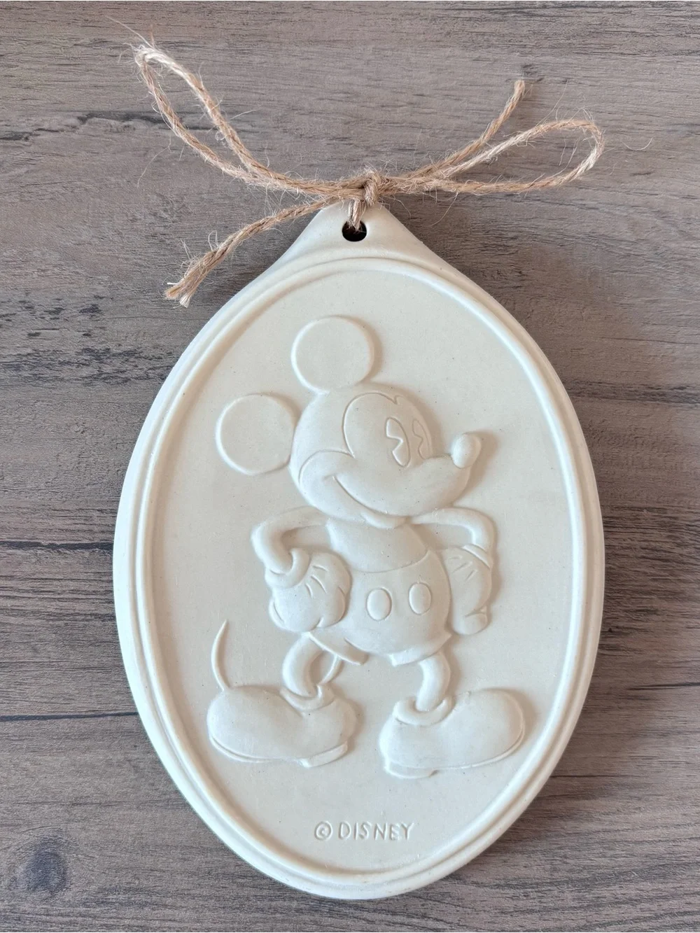 Vintage 1990s Disney Mickey Mouse & Co. Ceramic Cookie Flip Mold and Wall Plaque